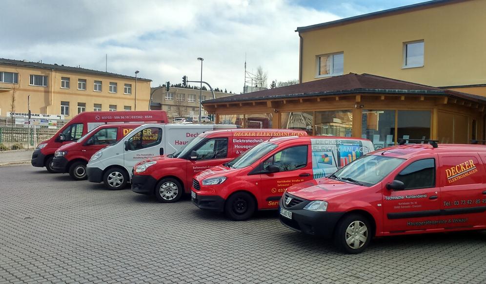 Foto vom Fuhrpark von Küchenwelt Decker